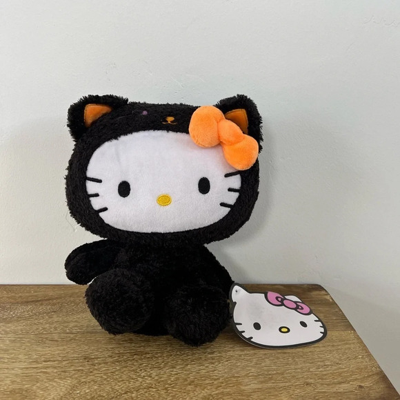 Hello Kitty Black Cat Plush NWT - Picture 1 of 4